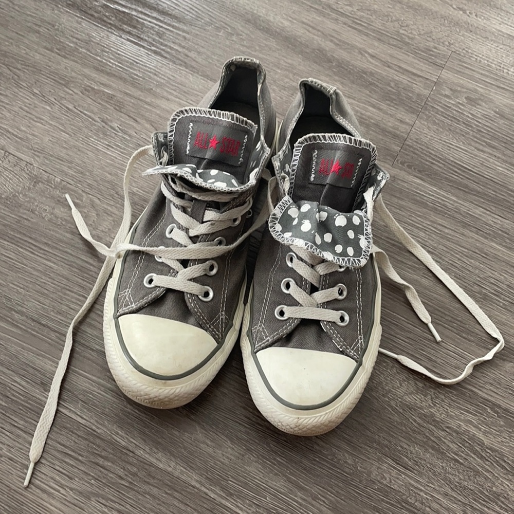 Gray Converse Allstar